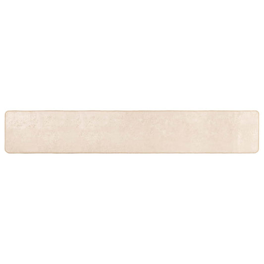 vidaXL Rug Runner MARSA Cream 50 x 300 cm Polyester and PVC