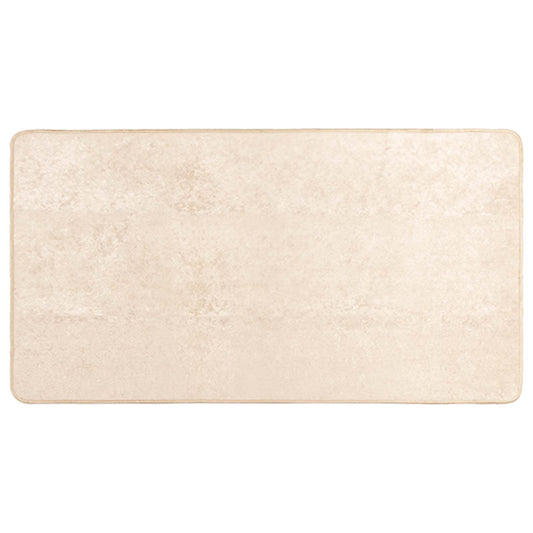vidaXL Rug Runner MARSA Cream 80 x 200 cm Polyester and PVC