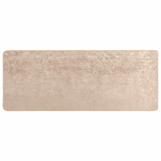 vidaXL Rug Runner MARSA Beige 80 x 200 cm Polyester and PVC