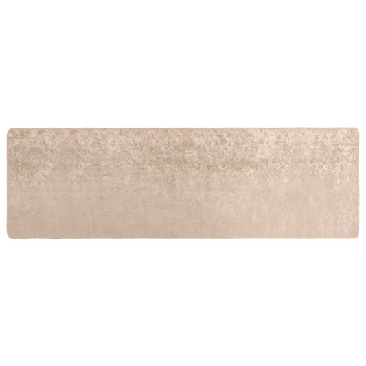vidaXL Rug Runner MARSA Beige 80 x 250 cm Polyester and PVC