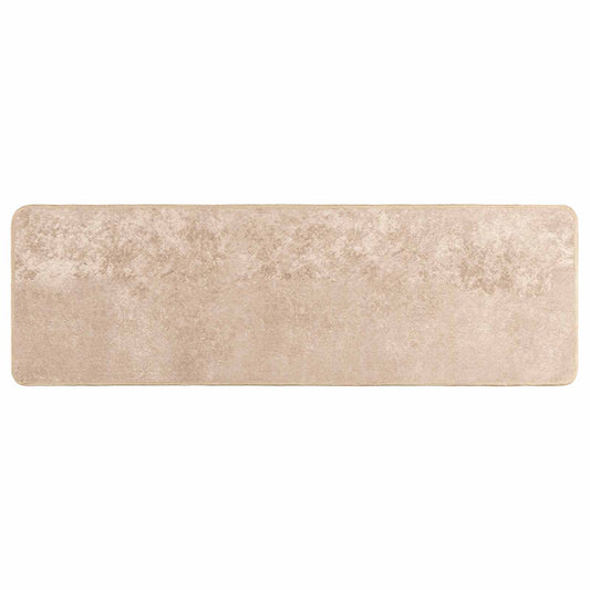vidaXL Rug Runner MARSA Beige 100 x 350 cm Polyester and PVC