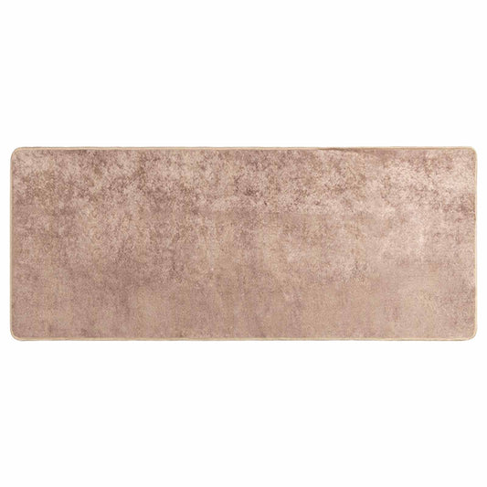 vidaXL Rug Runner MARSA Sand 50 x 100 cm Polyester and PVC