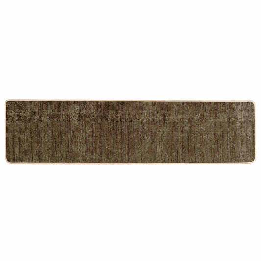 vidaXL Rug Runner MARSA Forest Green 80 x 300 cm Polyester and PVC