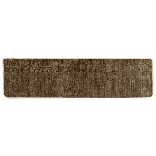 vidaXL Rug Runner MARSA Forest Green 80 x 350 cm Polyester and PVC