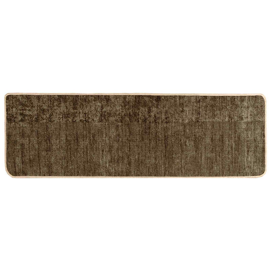 vidaXL Rug Runner MARSA Forest Green 100 x 350 cm Polyester and PVC