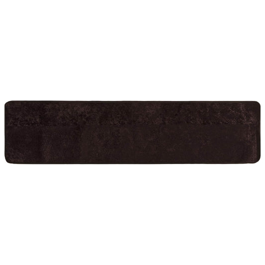 vidaXL Rug Runner MARSA Anthracite 80 x 450 cm Polyester and PVC