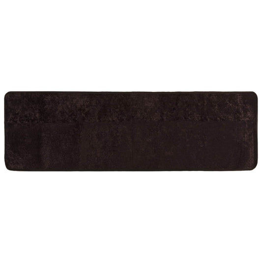 vidaXL Rug Runner MARSA Anthracite 100 x 300 cm Polyester and PVC