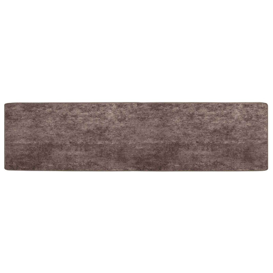 vidaXL Rug Runner MARSA Grey 50 x 200 cm Polyester and PVC