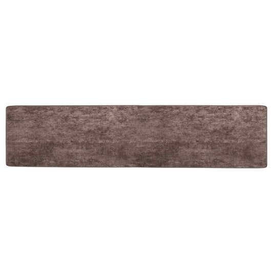 vidaXL Rug Runner MARSA Grey 50 x 250 cm Polyester and PVC
