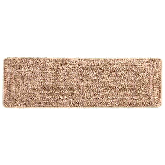 vidaXL Rug Runner MARSA Yellow 50 x 150 cm Polyester and PVC