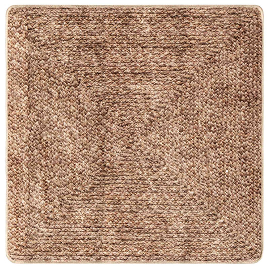 vidaXL Rug Runner MARSA Yellow 100 x 100 cm Polyester and PVC