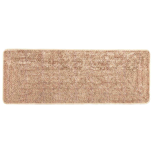 vidaXL Rug Runner MARSA Yellow 100 x 250 cm Polyester and PVC