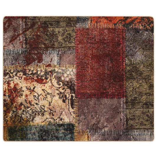 vidaXL Rug Runner MARSA Multicolour 80 x 100 cm Polyester and PVC