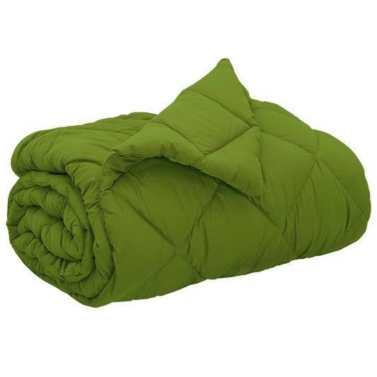 vidaXL Full Year Duvet Green 200 x 240 cm Microfiber