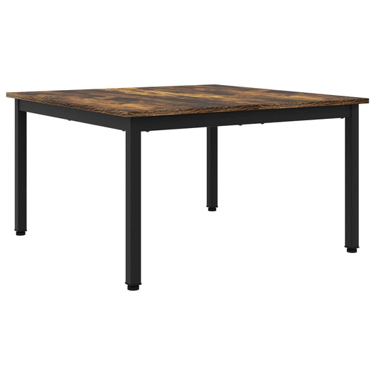 vidaXL Coffee Table Smoke Oak 80 x 80 x 45 cm Engineered Wood