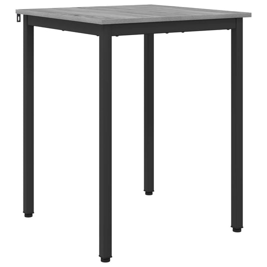 vidaXL Dining Tables 60 x 60 x 75 cm Engineered Wood Grey Sonoma