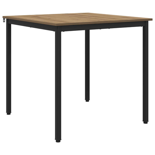 vidaXL Dining Tables 80 x 80 x 75 cm Engineered Wood Artisan Oak