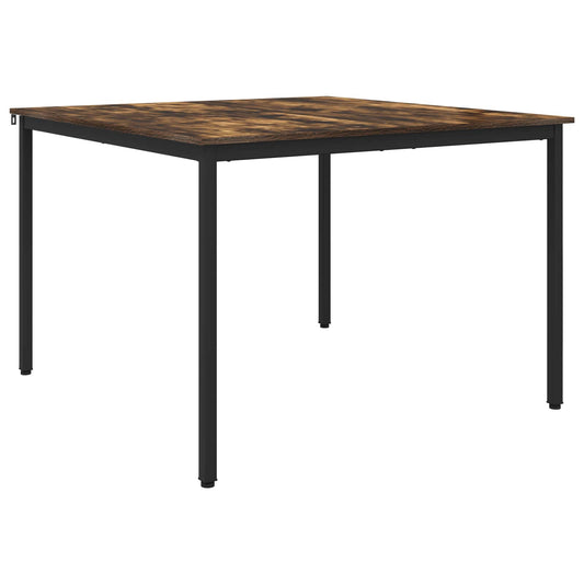 vidaXL Dining Tables 110 x 110 x 75 cm Engineered Wood Smoked Oak