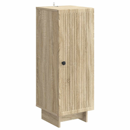 vidaXL Sideboard Sonoma Oak 33 x 34.5 x 90 cm Engineered Wood