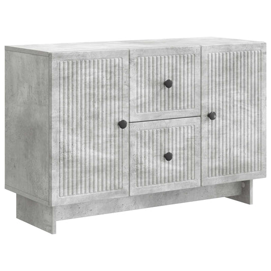 vidaXL Sideboard Concrete Grey 89 x 34.5 x 60 cm Engineered Wood