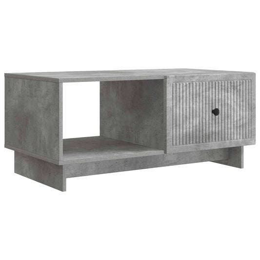 vidaXL Coffee Table Concrete Grey 90 x 50 x 40 cm Engineered Wood