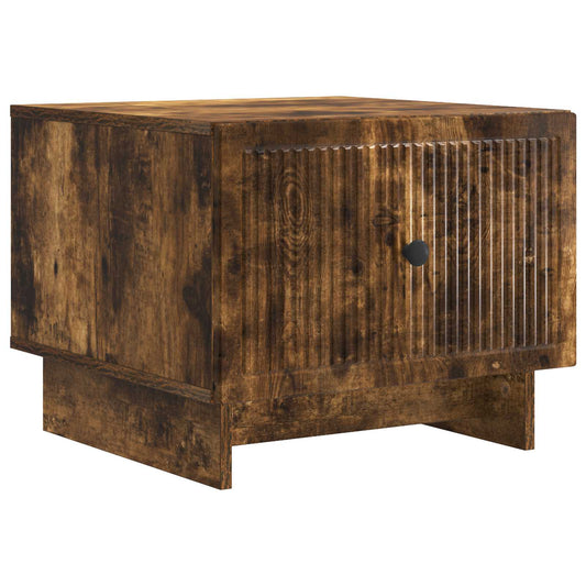 vidaXL Coffee Table Smoked Oak 49 x 50 x 40 cm Engineered Wood