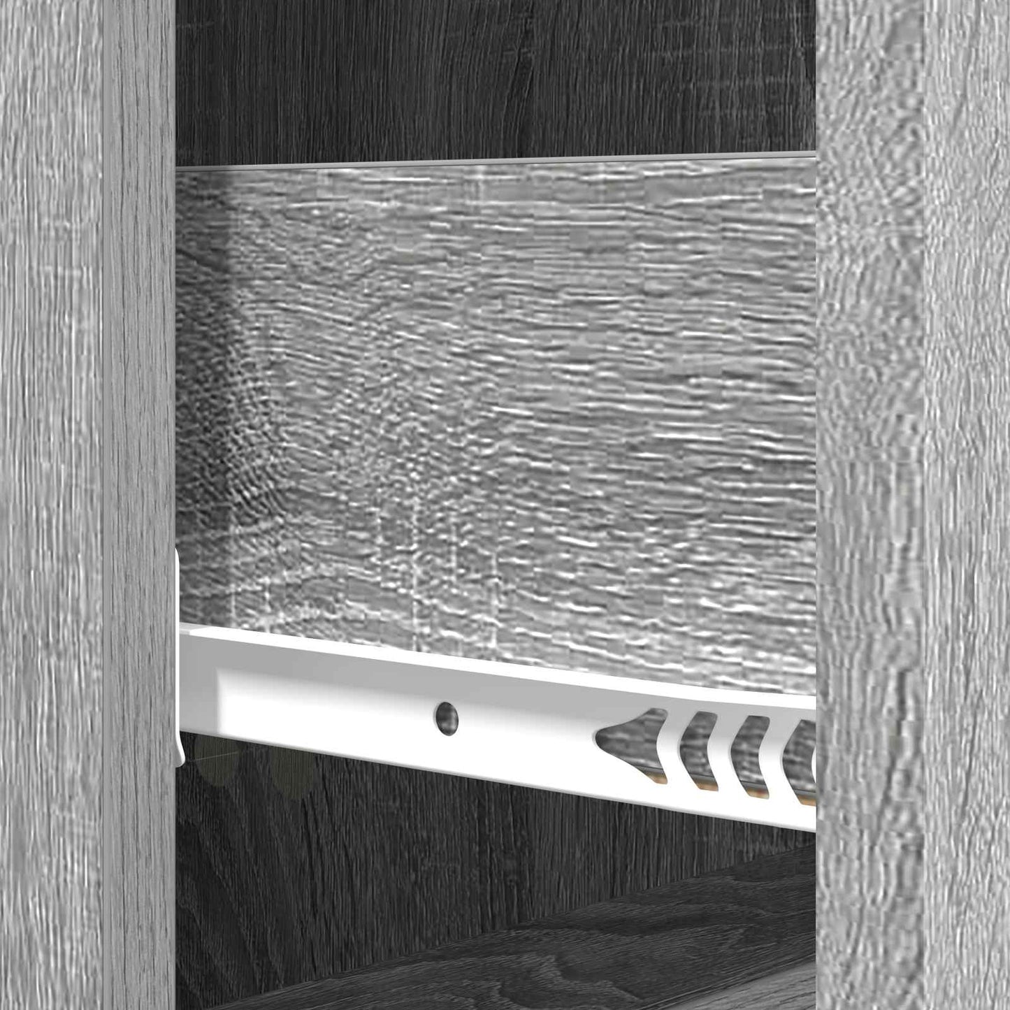 vidaXL Drawer Cabinet Grey Sonoma 33 x 34.5 x 90 cm Engineered Wood