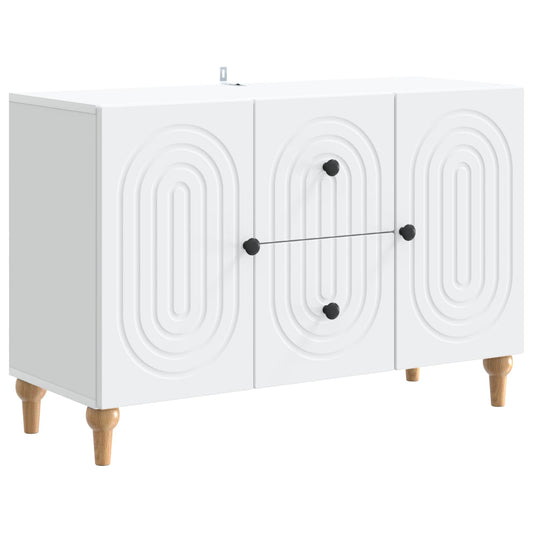 vidaXL TV Cabinet with Drawer White 89 x 34.5 x 60 cm Engineered Wood