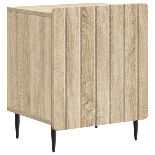 vidaXL Bedside Cabinet Sonoma Oak 43 x 34.5 x 52 cm Engineered Wood