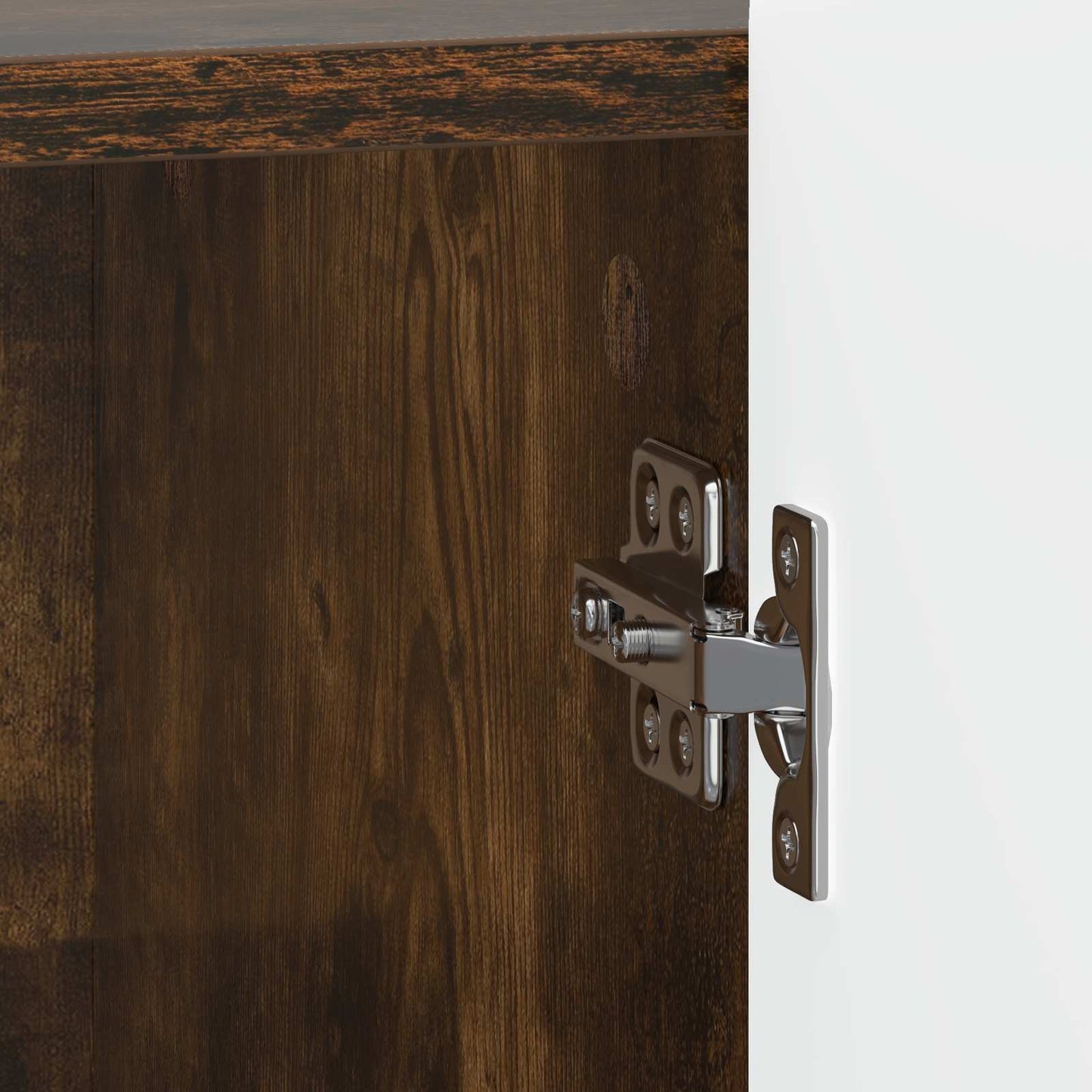 vidaXL Bedside Cabinet 2 pcs Smoked Oak 43 x 34.5 x 52 cm
