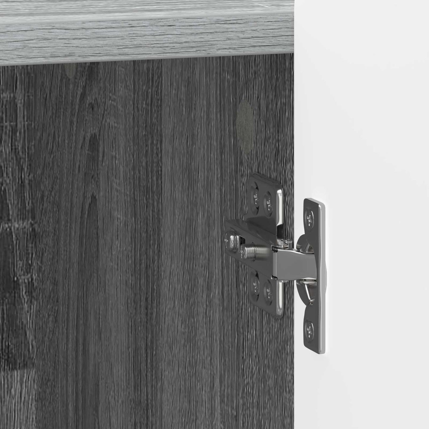vidaXL Bedside Cabinet 2 pcs Grey Sonoma 43 x 34.5 x 52 cm