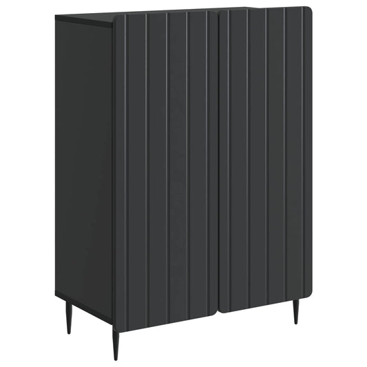 vidaXL Sideboard Black 66 x 34.5 x 92 cm Engineered Wood