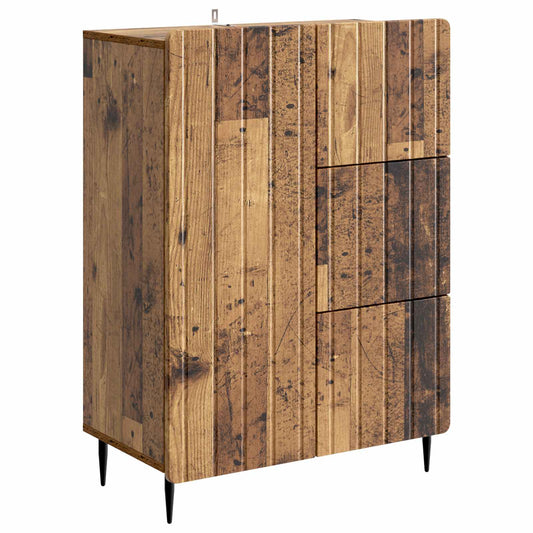 vidaXL Sideboard Old Wood 66 x 34.5 x 91.5 cm Engineered Wood