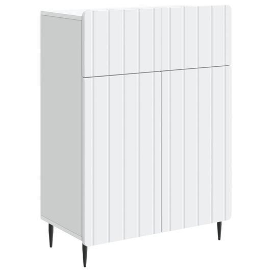 vidaXL Sideboard White 66 x 34.5 x 92 cm Engineered Wood