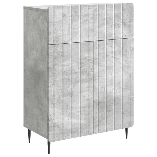 vidaXL Sideboard Concrete Grey 66 x 34.5 x 92 cm Engineered Wood