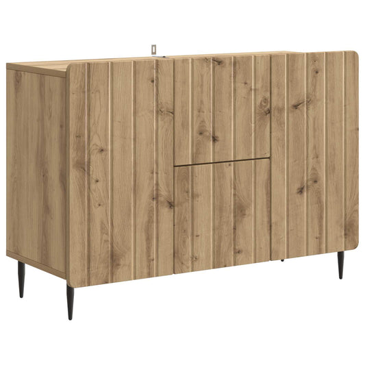 vidaXL Sideboard Artisan Oak 89 x 34.5 x 62 cm Engineered Wood