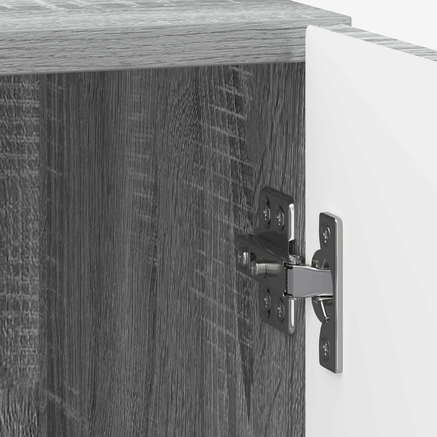 vidaXL Bedside Cabinet 2 pcs Grey Sonoma 43 x 34.5 x 50 cm