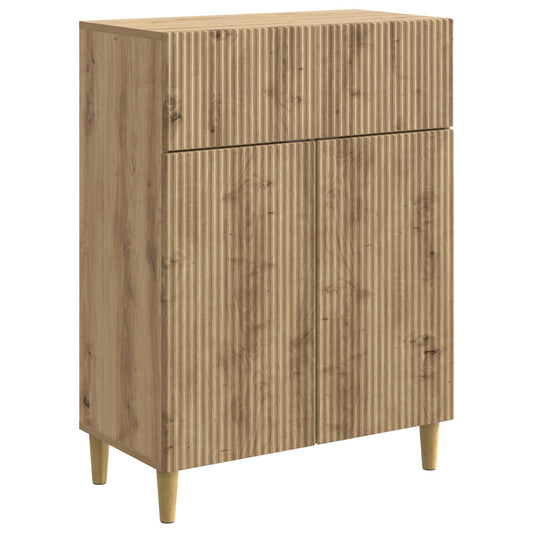 vidaXL Sideboard Artisan Oak 66 x 34.5 x 90 cm Engineered Wood