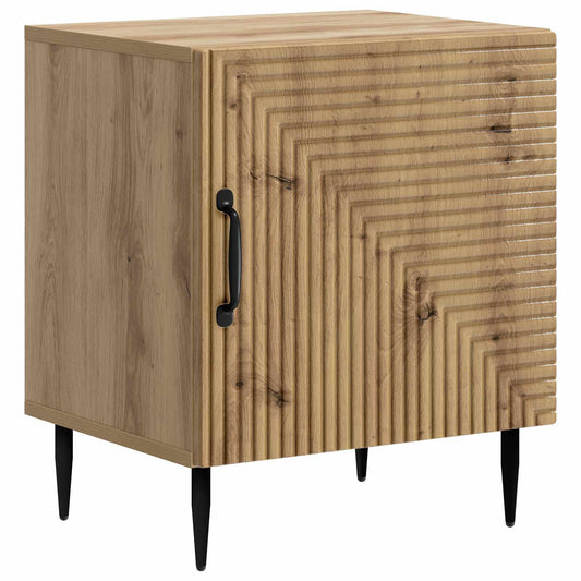 vidaXL Bedside Cabinet Artisan Oak 43 x 34.5 x 50 cm Engineered Wood