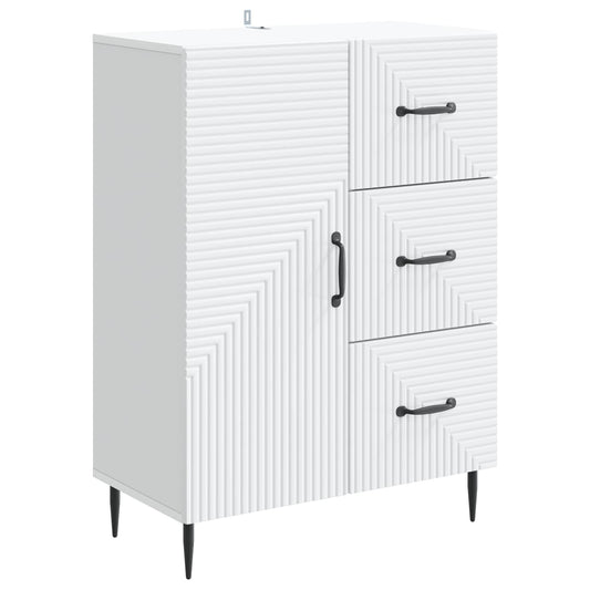 vidaXL Sideboard White 66 x 34.5 x 89.5 cm Engineered Wood