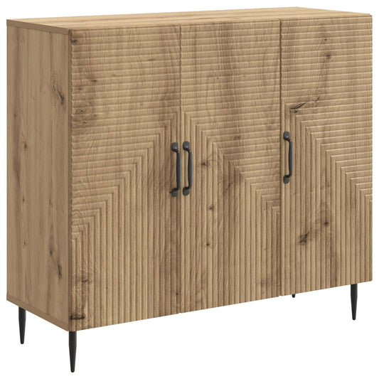 vidaXL Sideboard Artisan Oak 89 x 34.5 x 80 cm Engineered Wood