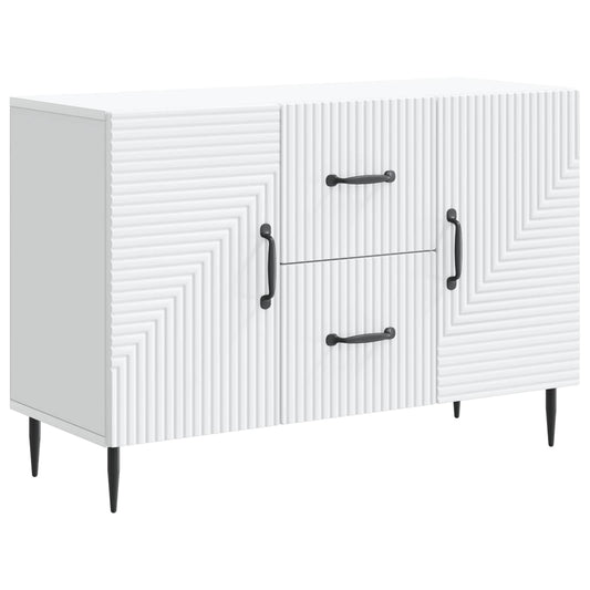 vidaXL Sideboard White 89 x 34.5 x 60 cm Engineered Wood