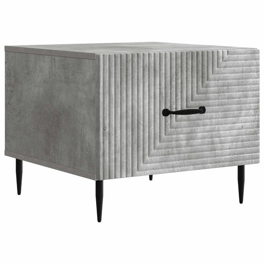 vidaXL Coffee Table Concrete Grey 49 x 50 x 40 cm Engineered Wood