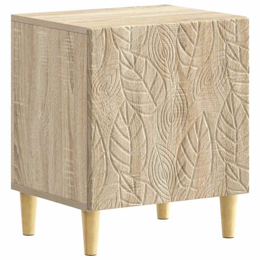vidaXL Bedside Table Sonoma Oak 43 x 34.5 x 50 cm Engineered Wood