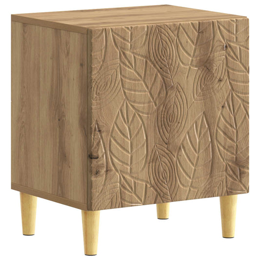 vidaXL Bedside Table Artisan Oak 43 x 34.5 x 50 cm Engineered Wood
