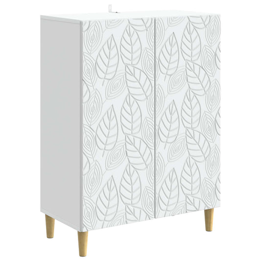 vidaXL Sideboard White 66 x 34.5 x 90 cm Engineered Wood