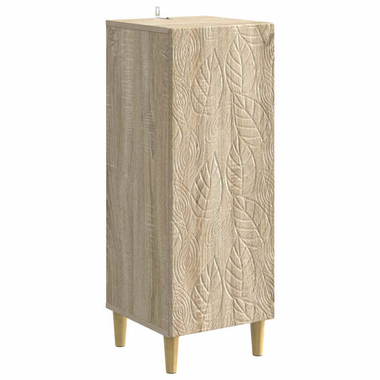 vidaXL Sideboard Sonoma Oak 33 x 34.5 x 90 cm Engineered Wood