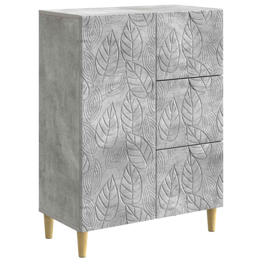 vidaXL Sideboard Concrete Grey 66 x 34.5 x 90 cm Engineered Wood