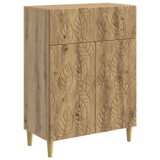 vidaXL Sideboard Artisan Oak 66 x 34.5 x 90 cm Engineered Wood