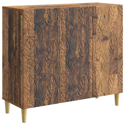 vidaXL Sideboard Old Wood 89 x 34.5 x 80 cm Engineered Wood